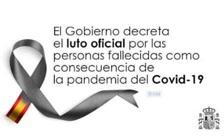 Imagen DIEZ DÍAS DE LUTO OFICIAL POR LAS VÍCTIMAS DEL CORONAVIRUS
